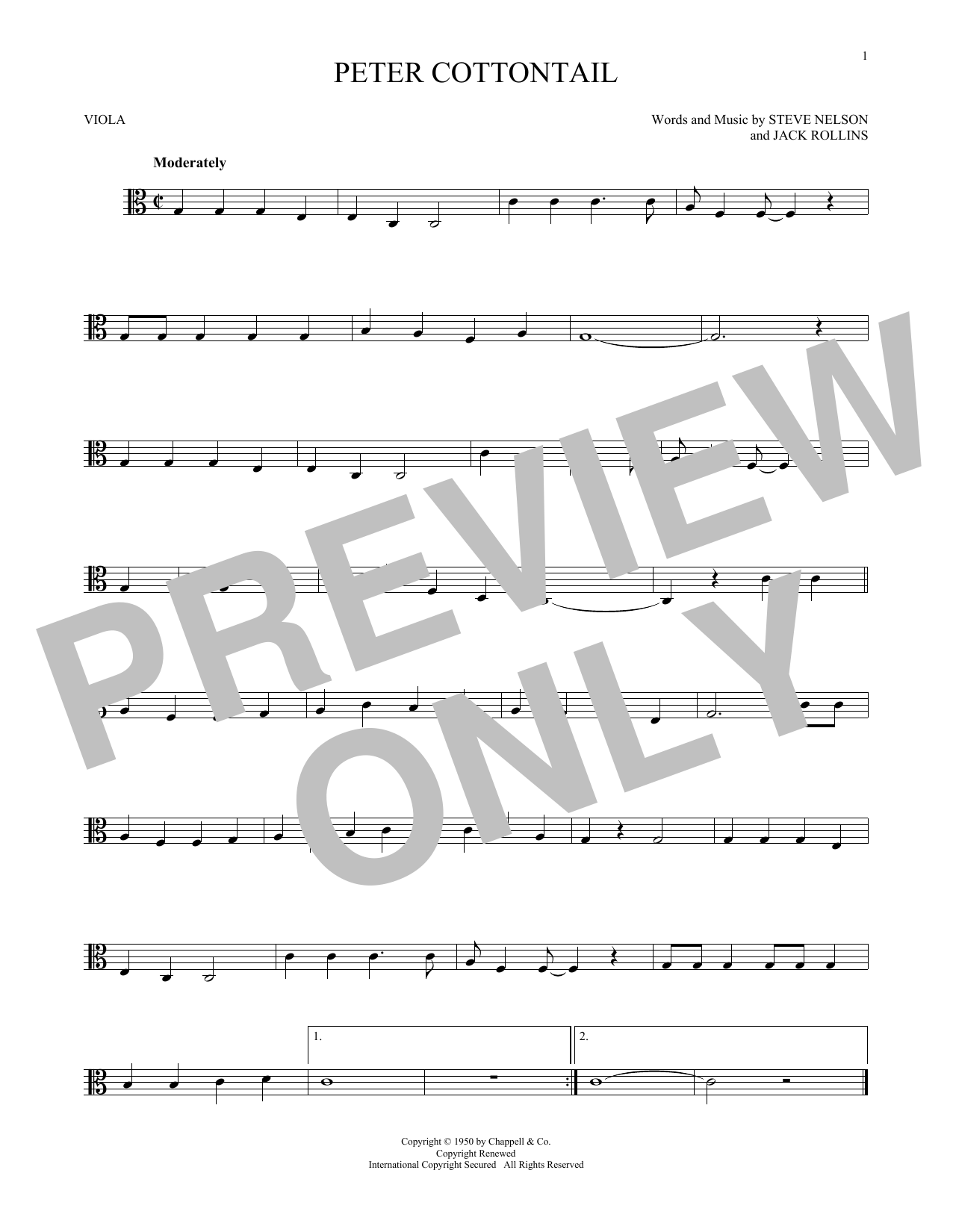 Product gallery: Page 1 of 1 Peter Cottontail, Steve Nelson