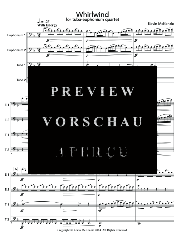 Product gallery: Page 5 of 11 Whirlwind, , (Tuba Quartett EETT)