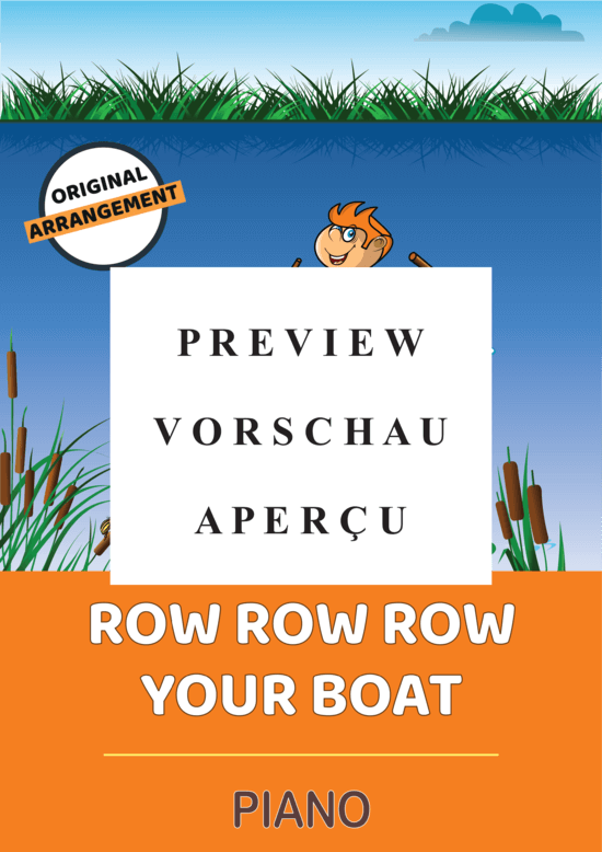 Produktgalerie: Seite 2 von 4 Row Row Row Your Boat , , Klavier Solo