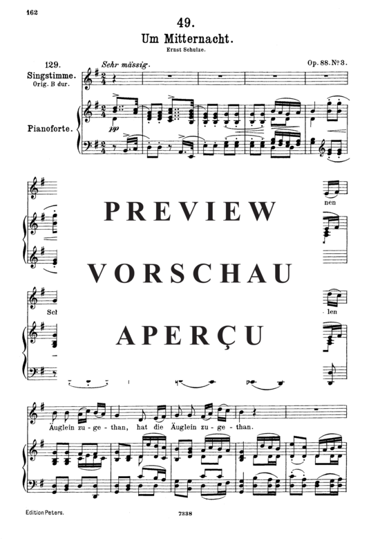 gallery: Um Mitternacht D.862 , , (Gesang mittel + Klavier)