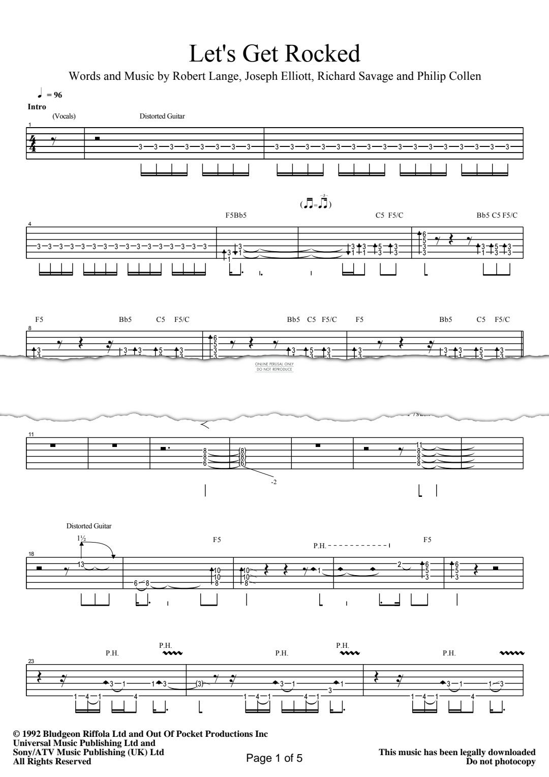 Product gallery: Page 1 of 1 Let's Get Rocked, Def Leppard