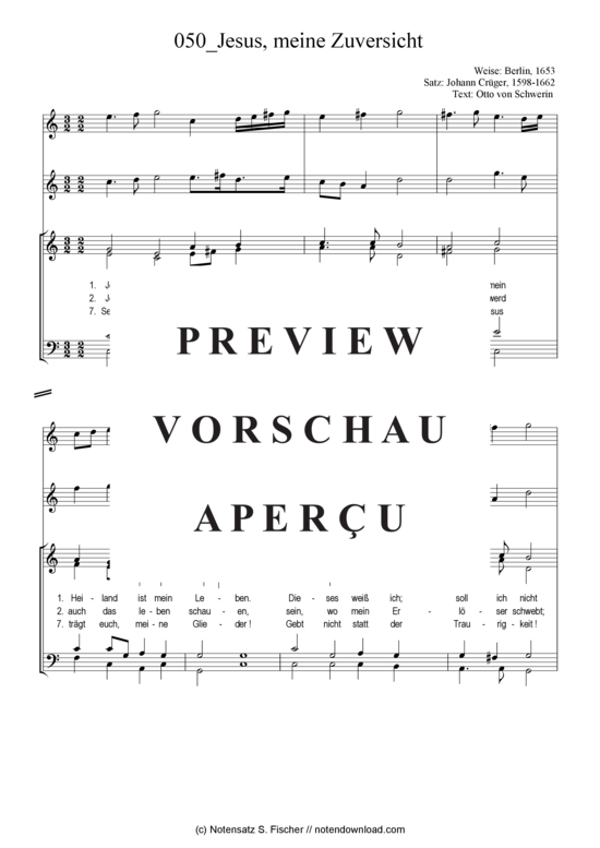 Product gallery: Page 2 of 3 Jesus, meine Zuversicht , , (mixed choir)