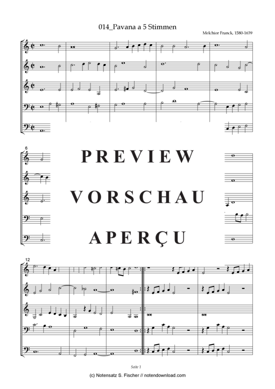 Product gallery: Page 2 of 3 Pavana a 5 Stimmen, , 