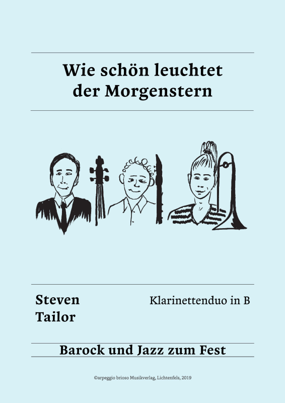 cover: Wie schön leuchtet der Morgenstern - aus dem Album Barock und Jazz zum Fest, , Klarinetten Duett für 2 Klarinetten in B