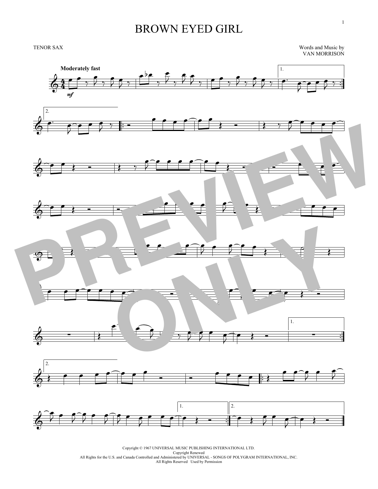 Product gallery: Page 1 of 1 Brown Eyed Girl, Van Morrison