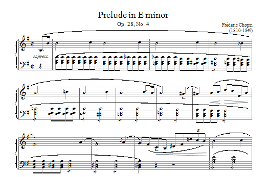 Product gallery: Page 1 of 1 Prelude Op. 28, No. 4, Frederic Chopin