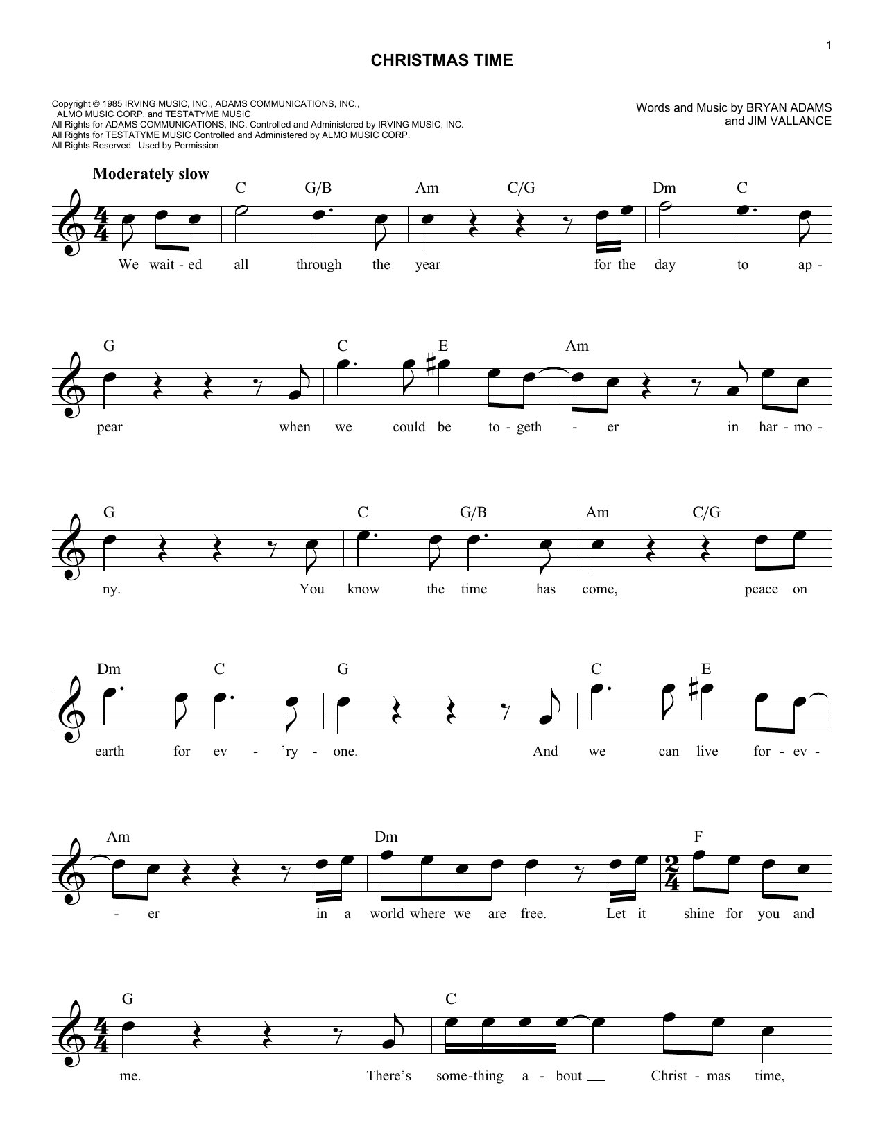 Produktgalerie: Seite 1 von 1 Christmas Time, Bryan Adams
