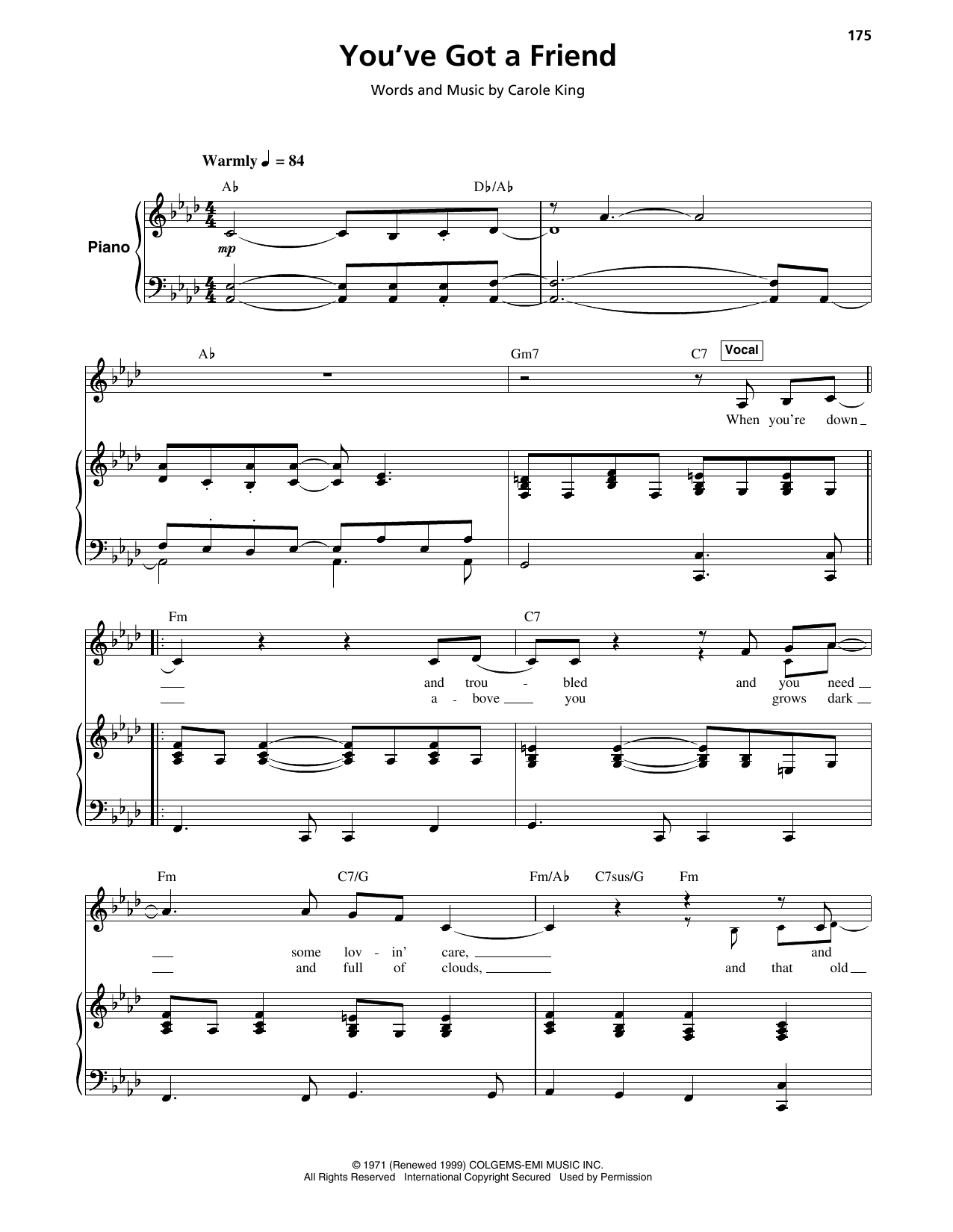Product gallery: Page 1 of 1 You've Got A Friend, Carole King