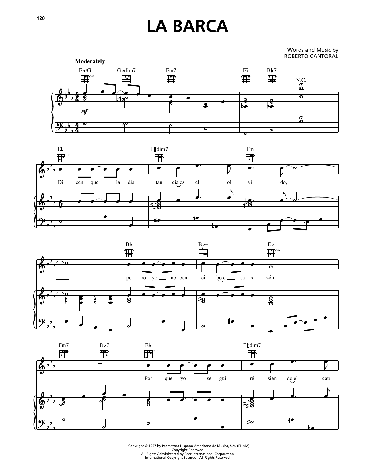 Produktbild zu:  La Barca - Roberto Cantoral