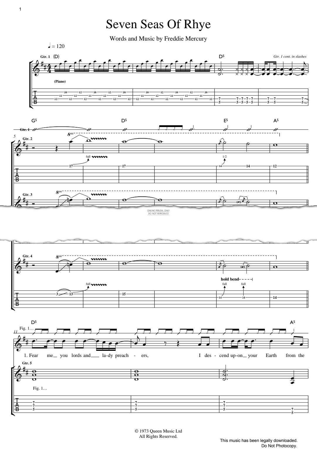 Produktbild zu: Seven Seas Of Rhye