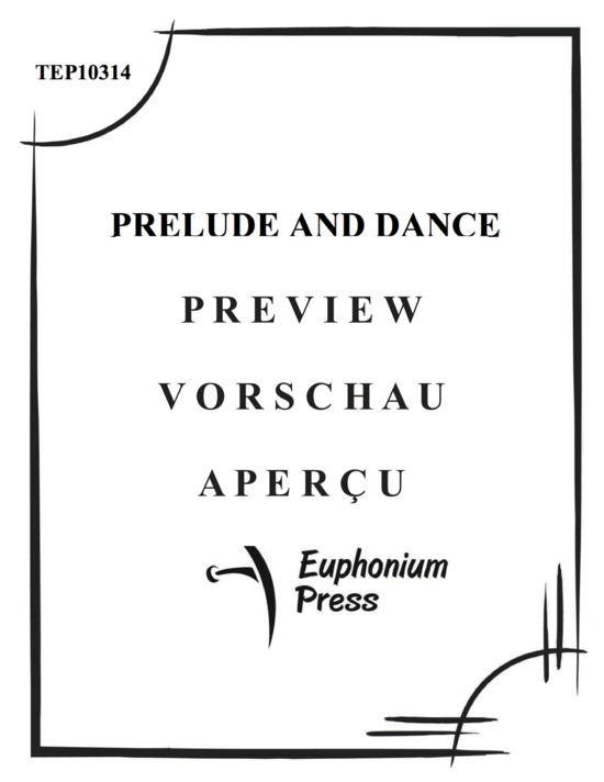 Product gallery: Page 2 of 21 Prelude and Dance , , (Tuba Quartett EETT)