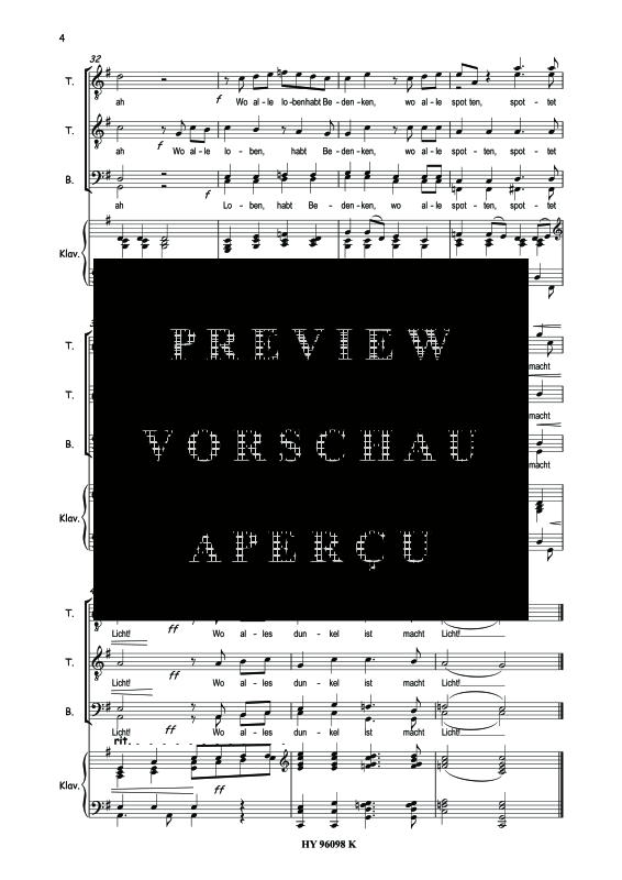Product gallery: Page 7 of 8 Was keiner wagt - Courage, , (mixed choir and piano - piano score)