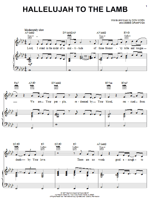 Produktbild zu: Hallelujah To The Lamb