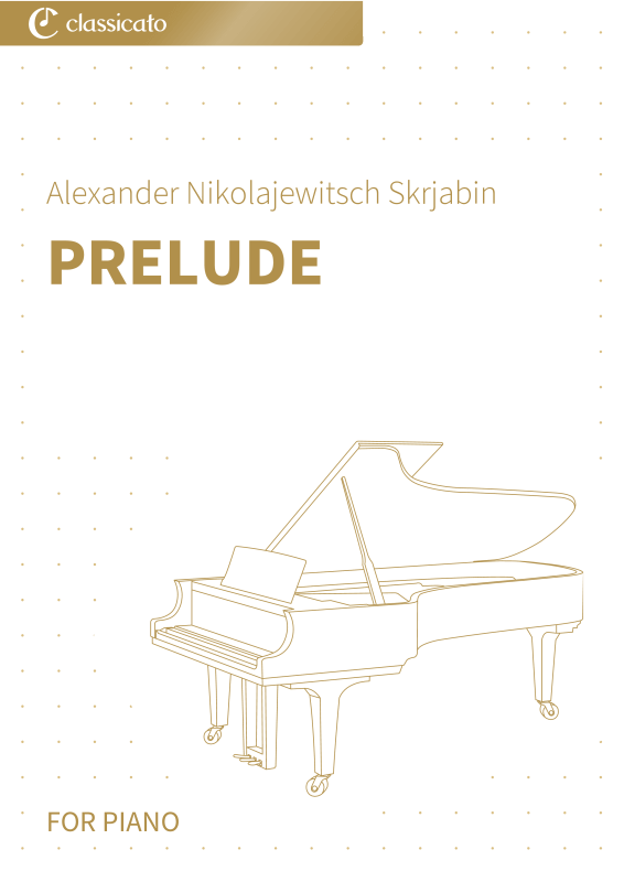 Produktbild zu: Prelude - Op. 11 No. 15 - Easy-to-play piano version in C majorAlexander Nikolajewitsch Skrjabin