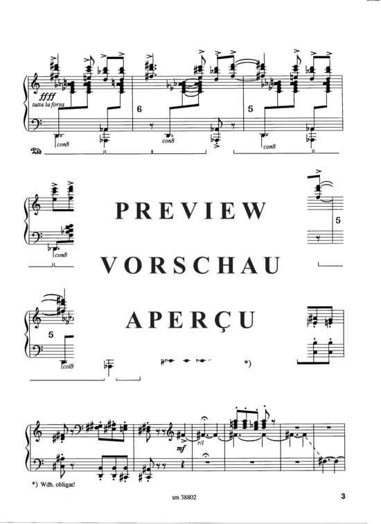 Product gallery: Page 6 of 21 Geldscheinsonate, 3 Sätze , , Piano Solo