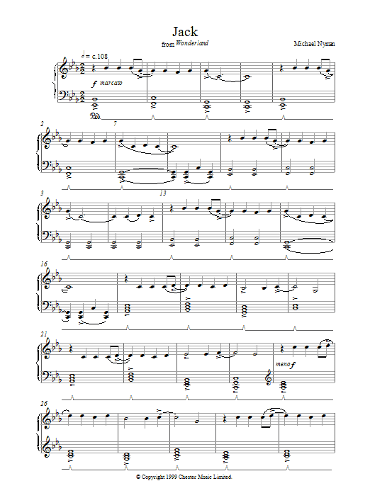 Product gallery: Page 1 of 1 Jack, Michael Nyman
