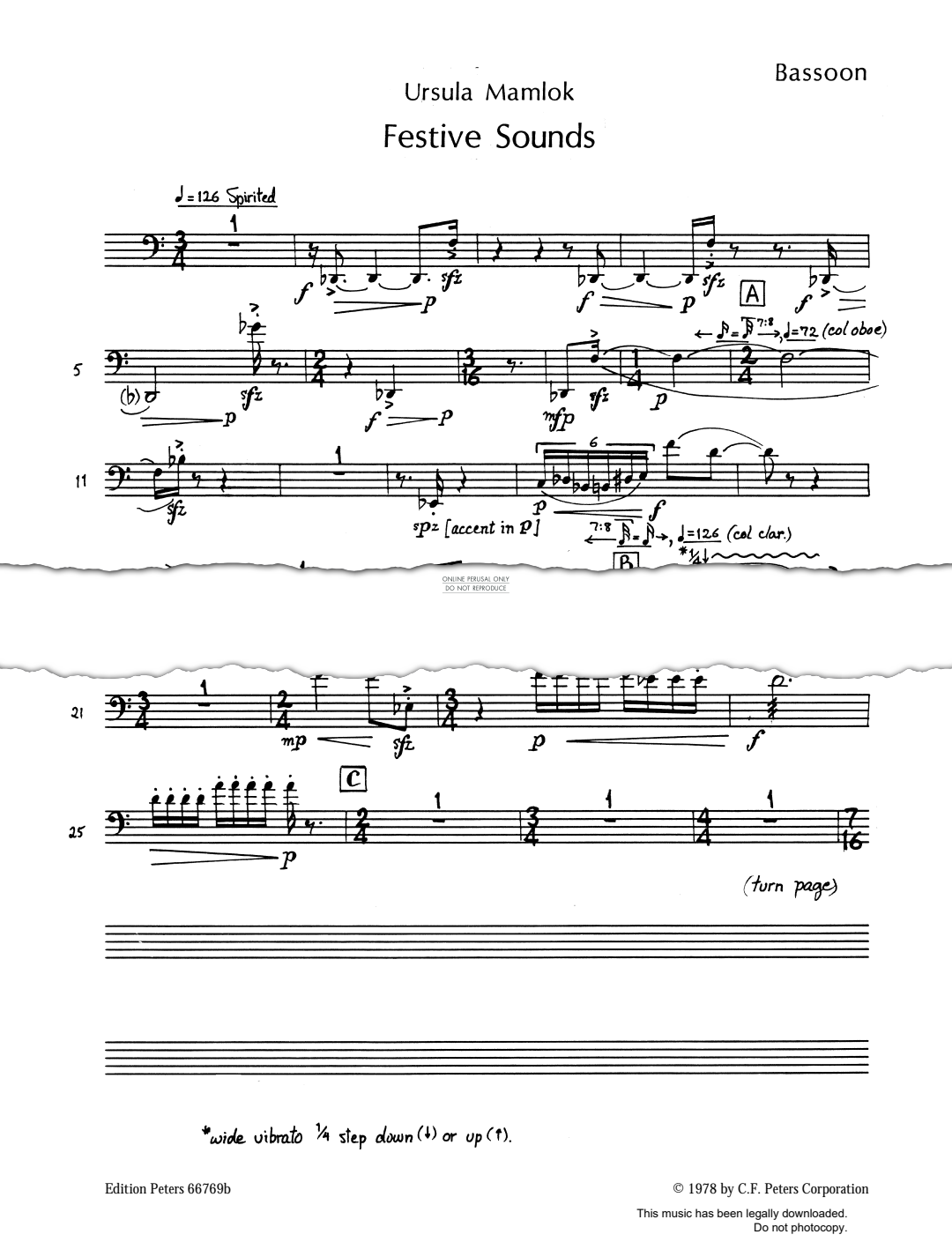 Produktgalerie: Seite 1 von 1 Festive Sounds, Ursula Mamlok, Quintett