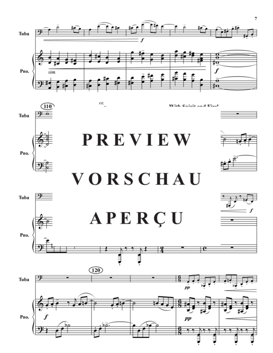 Product gallery: Page 8 of 16 Three Reflections , , (tuba + piano)