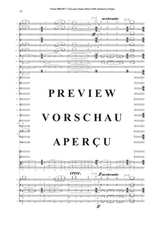 gallery: Ciels , , (Gemischter Chor, Orchester) nur Partitur