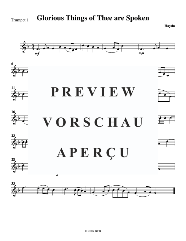 Produktgalerie: Seite 8 von 11 Glorious Things Of Thee Are Spoken, , BlechblÀser Quintett
