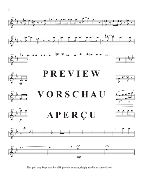 Produktgalerie: Seite 9 von 19 Dry Bones , , (3 Trompeten in B und 1 Basstrompete/Posaune)