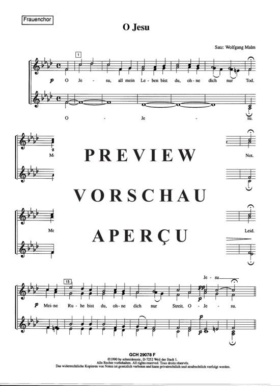 Product gallery: Page 2 of 3 O Jesu , , (male choir)