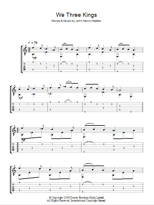 Product gallery: Page 1 of 1 We Three Kings Of Orient Are, John H. Hopkins, Jr.