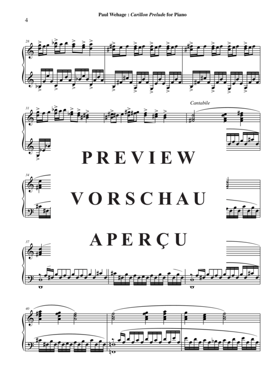 Product gallery: Page 5 of 7 Carillon Prelude , , Piano Solo