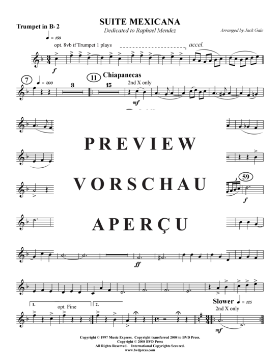 Produktgalerie: Seite 14 von 21 Suite Mexicana , , (Blechbläserquintett)