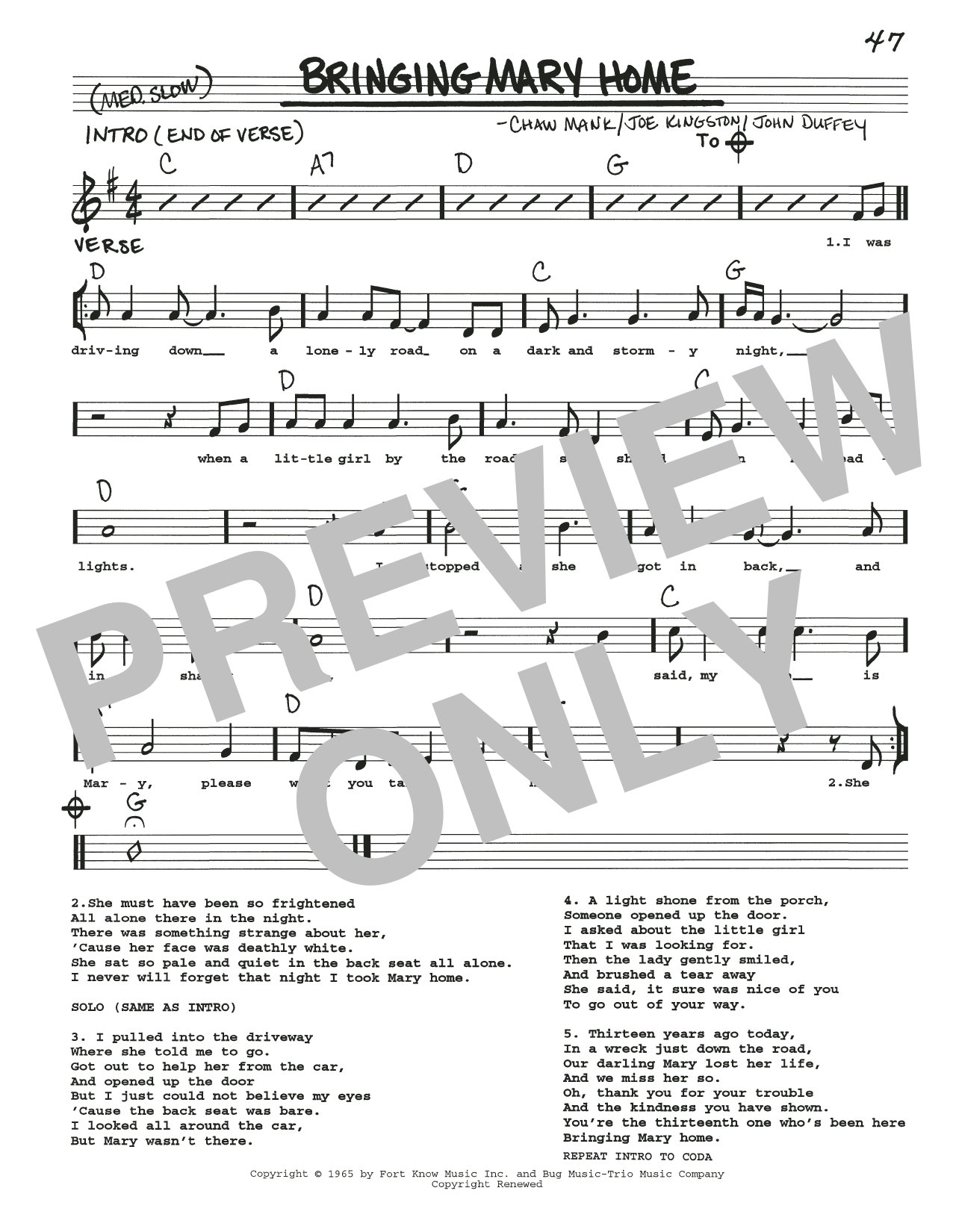 Produktbild zu: Bringing Mary Home
