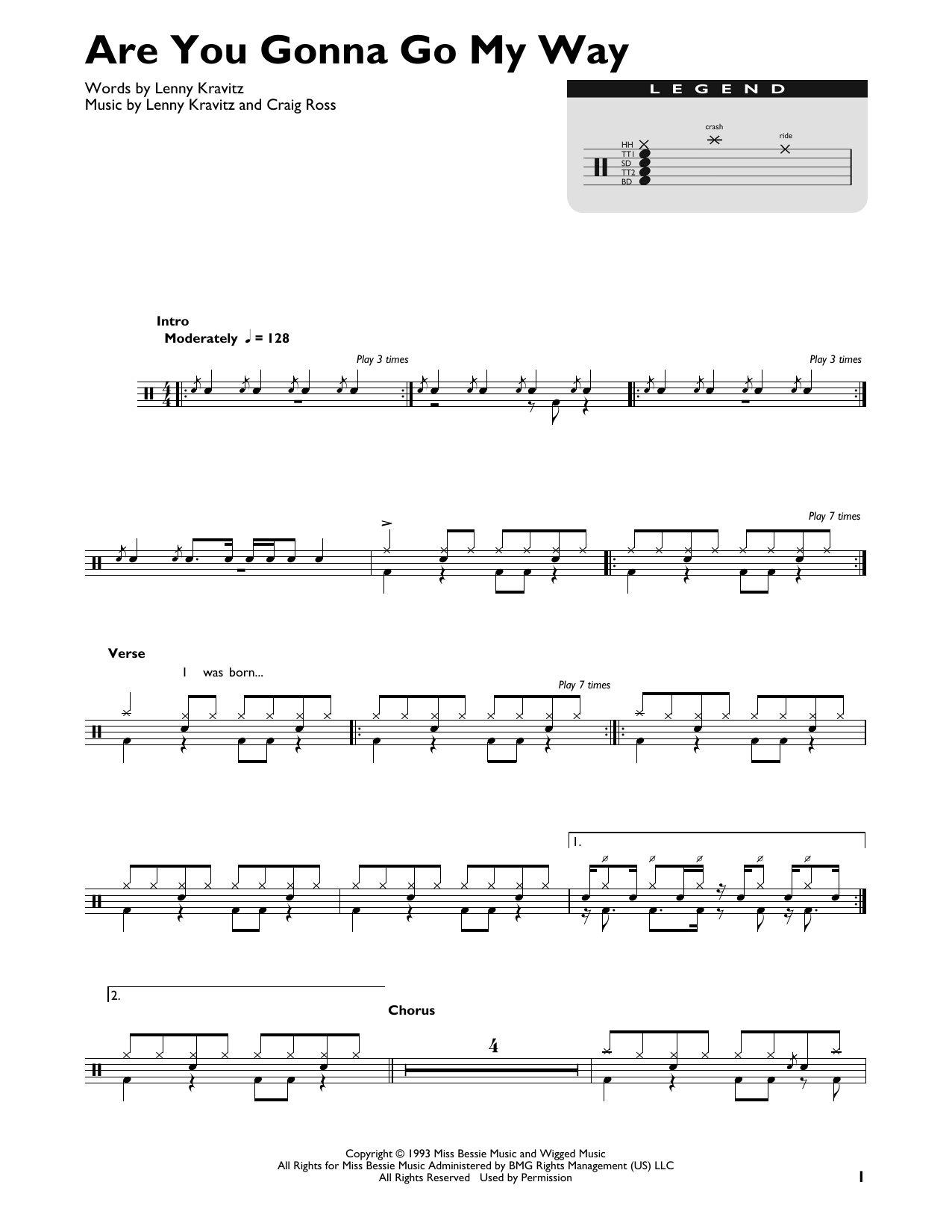 Product gallery: Page 1 of 1 Are You Gonna Go My Way, Lenny Kravitz