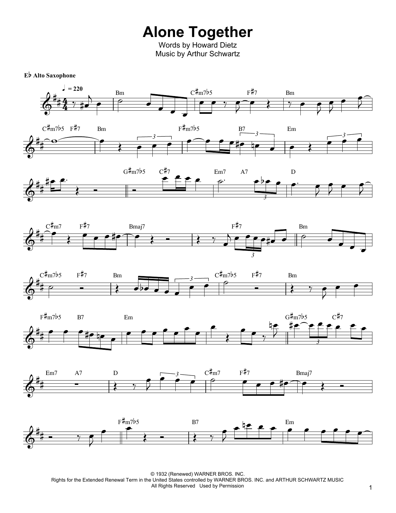 Product gallery: Page 1 of 1 Alone Together, Bud Shank