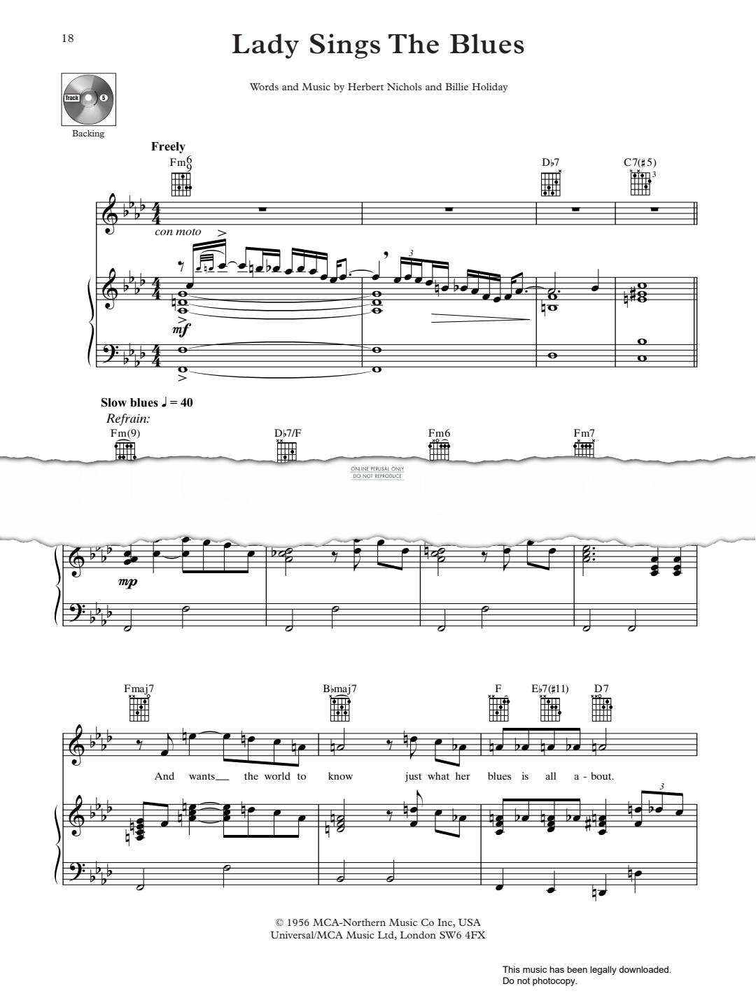Produktbild zu: Lady Sings The Blues