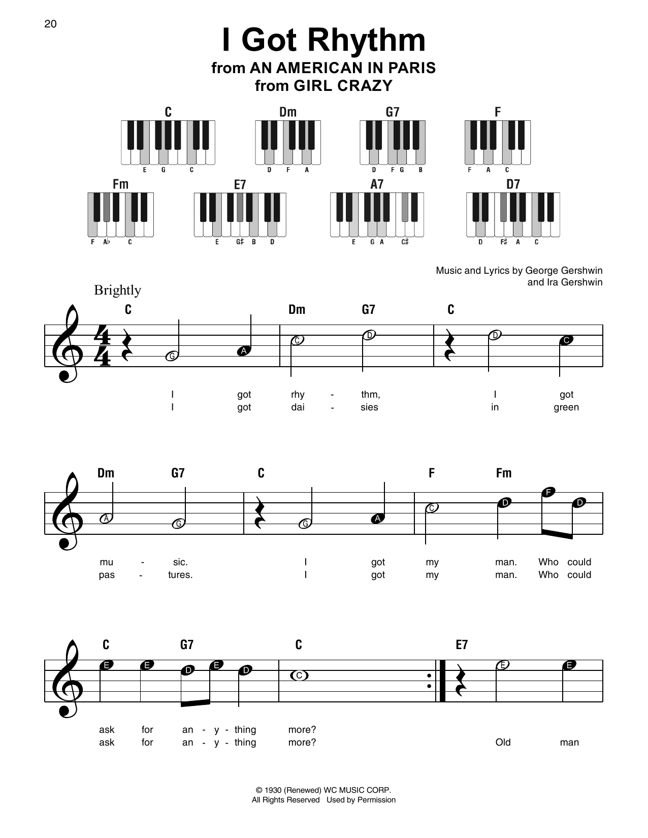 Product picture to: I Got Rhythm
