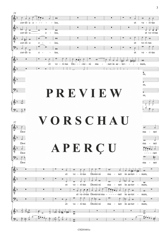 gallery: Laudate Dominum omnes gentes (Psalm 116), , Gemischter Chor 8-stimmig und BC