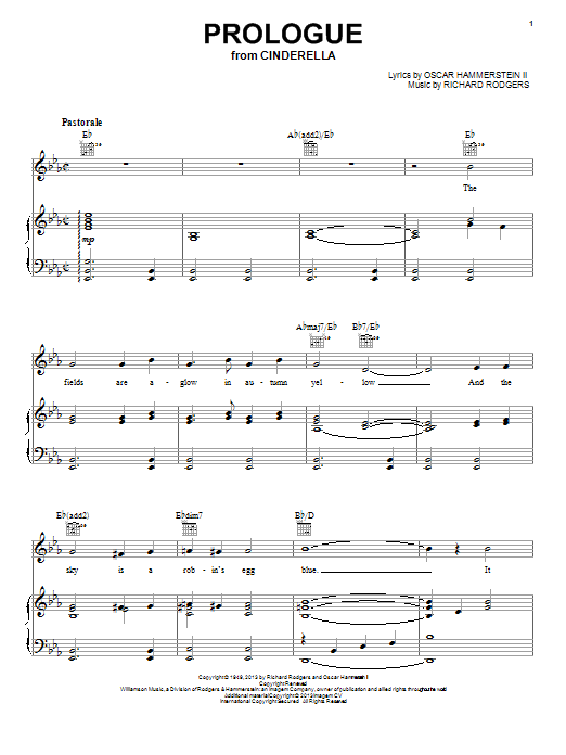 Product picture to: Prologue (from Cinderella)