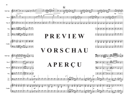 Product gallery: Page 19 of 21 Concerto in Es , , (trumpet + chamber orchestra)