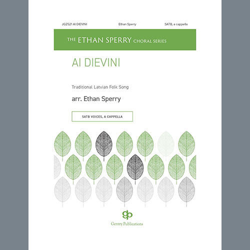 cover: Ai Dievini, Ethan Sperry