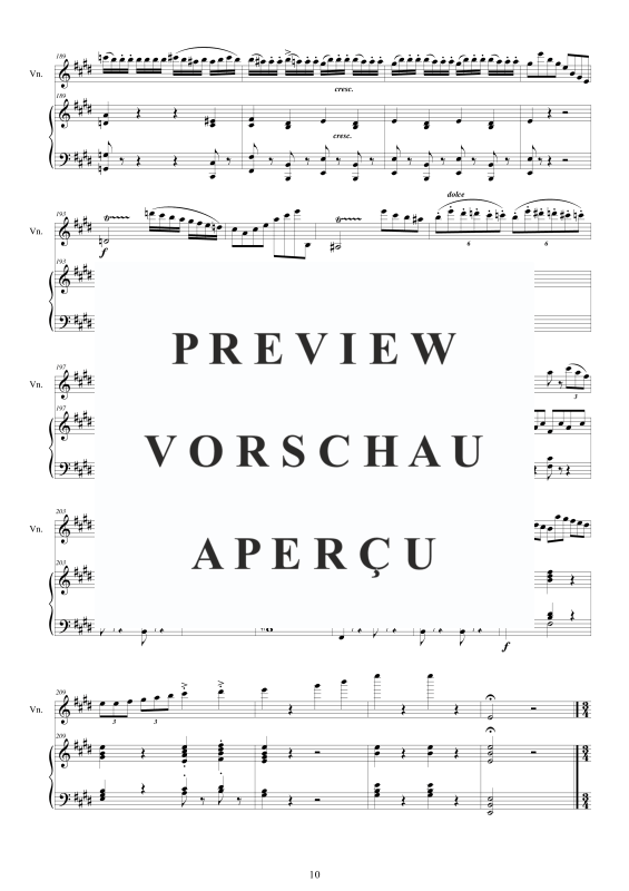 Produktgalerie: Seite 11 von 11 Streichquartett Nr. 2 in E-Dur, , Violine und Klavier