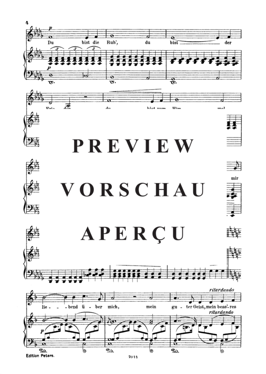 gallery: Widmung Op.25 No.1 , , (Gesang tief + Klavier)
