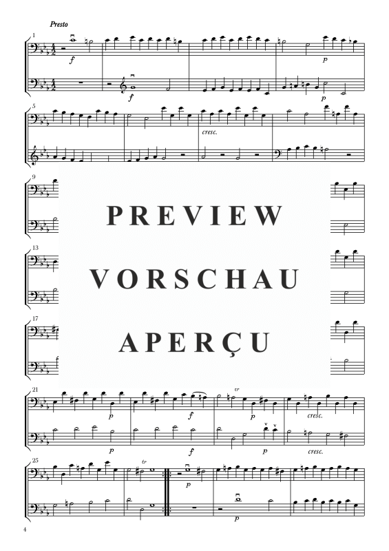 Produktgalerie: Seite 5 von 9 Sonata Nr. 9 c-moll op. 1, , Cello und Kontrabass