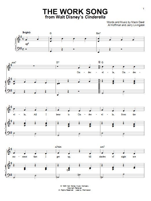 Product picture to: The Work Song