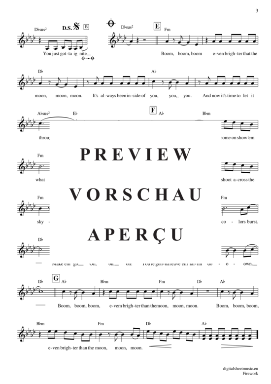 Product gallery: Page 4 of 4 Firework , Perry, Katy, (vocals)