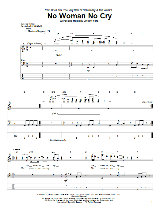 Produktgalerie: Seite 1 von 1 No Woman No Cry, Bob Marley