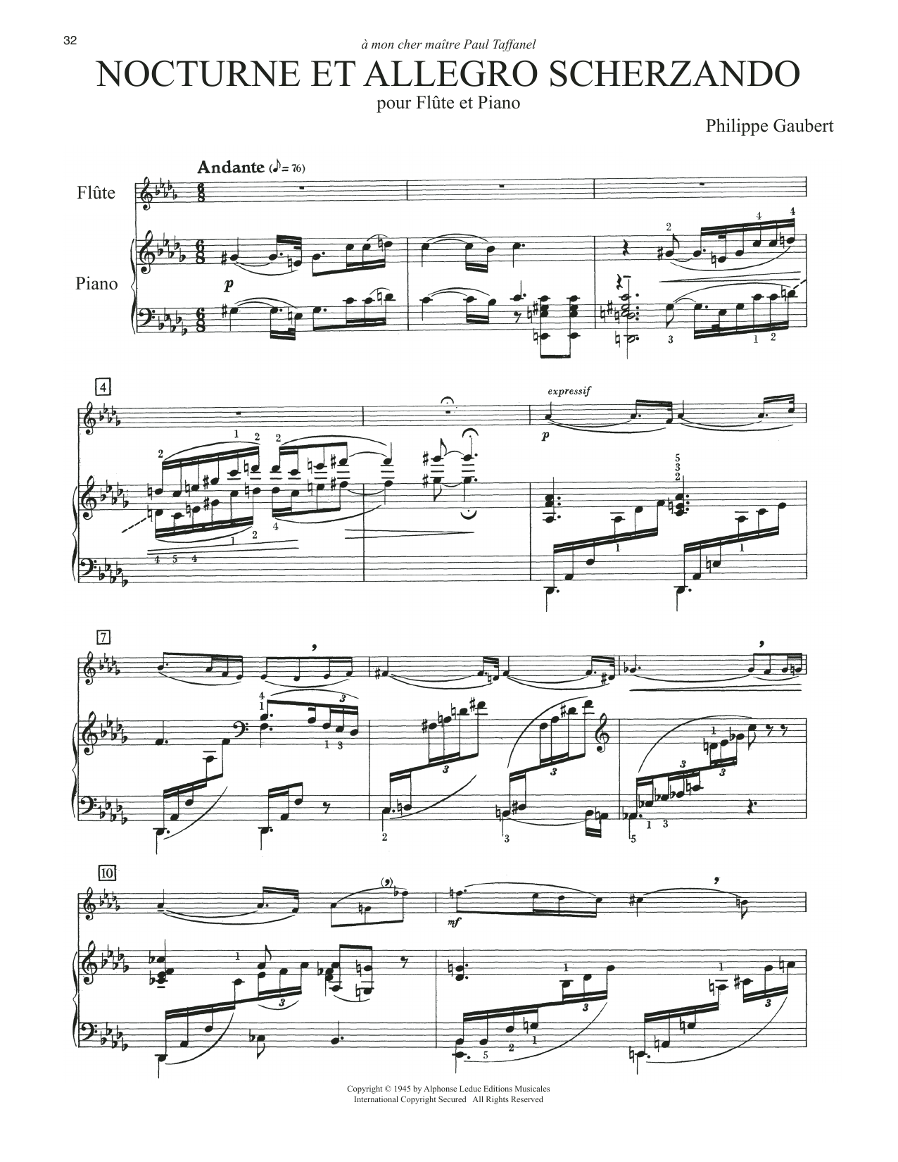 Produktbild zu: Nocturne Et Allegro Scherzando