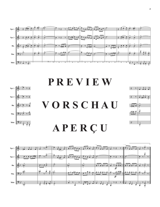 Produktgalerie: Seite 4 von 9 Black Jack Marsch , , (Blechbläserquintett)