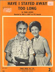 cover: Have I Stayed Away Too Long, Frank Loesser, Gesang, Gitarre, Klavier