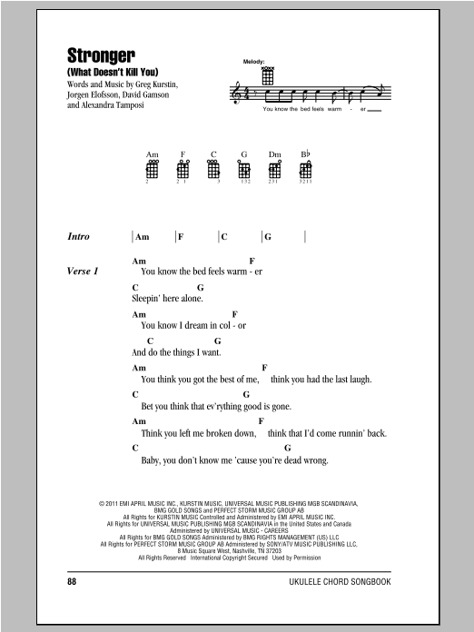 Product gallery: Page 1 of 1 Stronger (What Doesn't Kill You), Kelly Clarkson