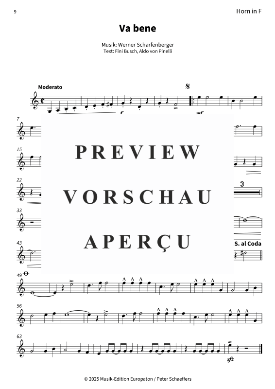 Produktgalerie: Seite 11 von 11 Va bene, Peter Kraus, (Blechbläserquartett)