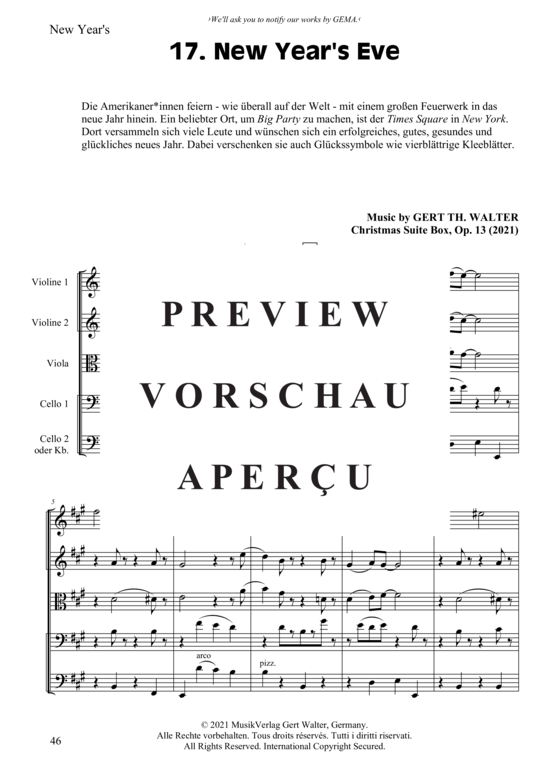 gallery: New Year´s Eve , , (Streicher Quintett)